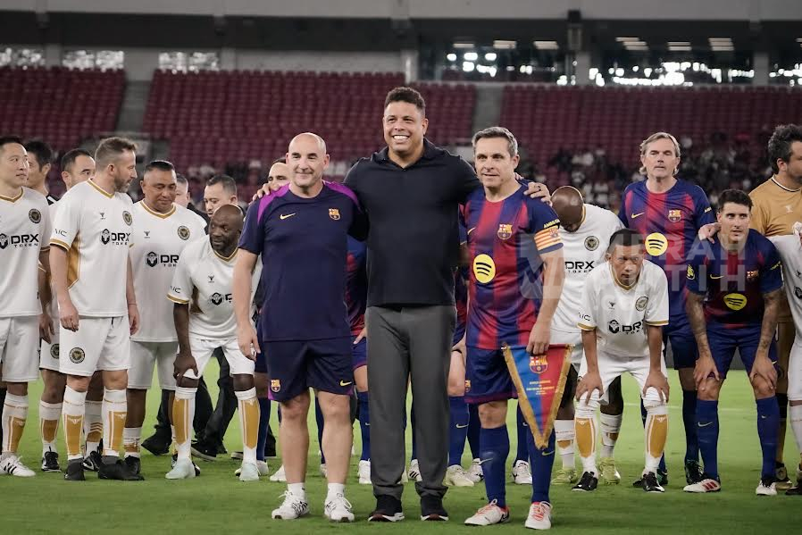 Ronaldo Nazario Terpukau Antusias Penggemar Sepak Bola di Indonesia Usai Laga Clash of Legends 2026