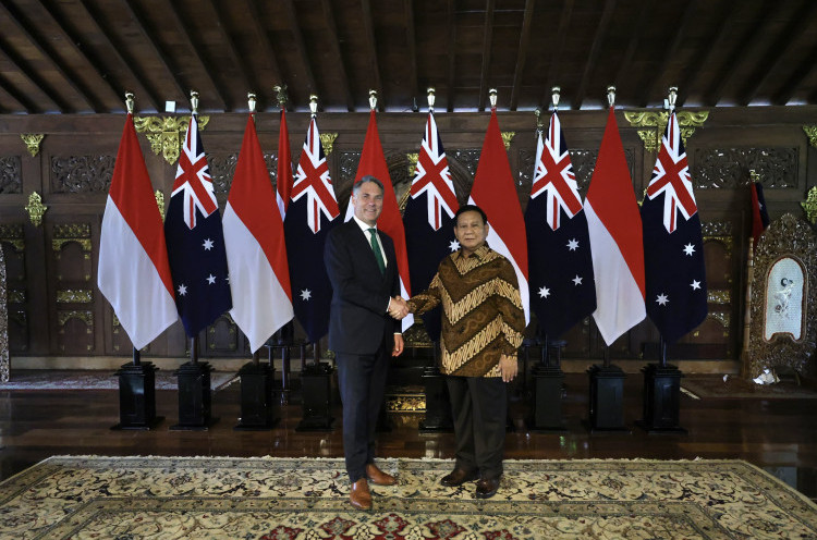 Prabowo Bahas Kerja Sama Pertahanan dengan Menhan Australia