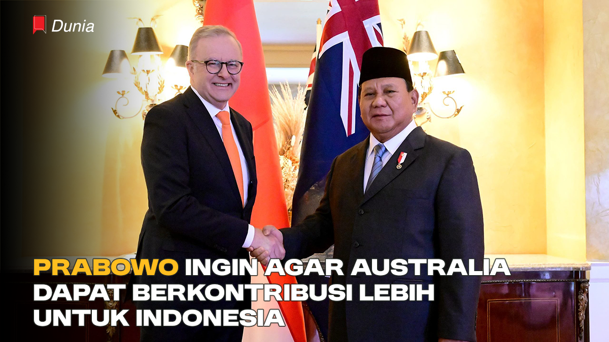 Prabowo Ingin agar Australia dapat Berkontribusi Lebih untuk Indonesia