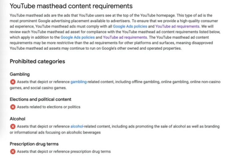 YouTube Larang Iklan Alkohol, Judi, dan Politik 