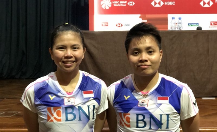 Greysia/Apriyani Terhenti di Perempat Final