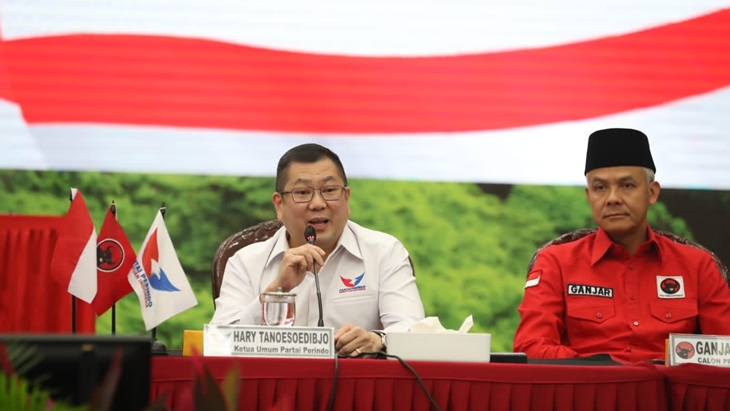 Teken MoU dengan PDIP, Hary Tanoe Siap Menangkan Ganjar di Pilpres 2024
