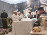 Jokowi dan Zulhas Jadi Saksi Nikah Walkot Tegal, Ngakak Dengar Tepuk Sakinah