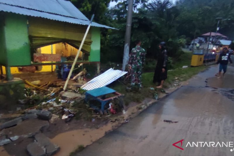 Banjir di Gorontalo Utara. (Foto: Antara)