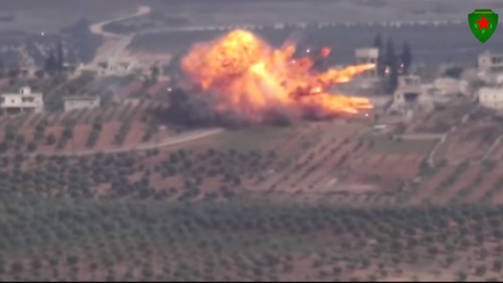 Pasukan Kurdi Hancurkan Tank Turki, Lima Tentara Tewas