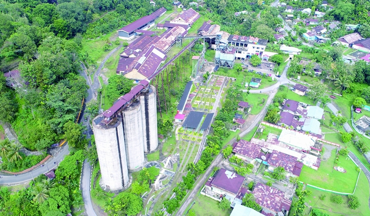 Area pemrosesan batu barau di Tambang Ombilin yang utuh seperti dahulu. (Foto: whc.unesco.org)