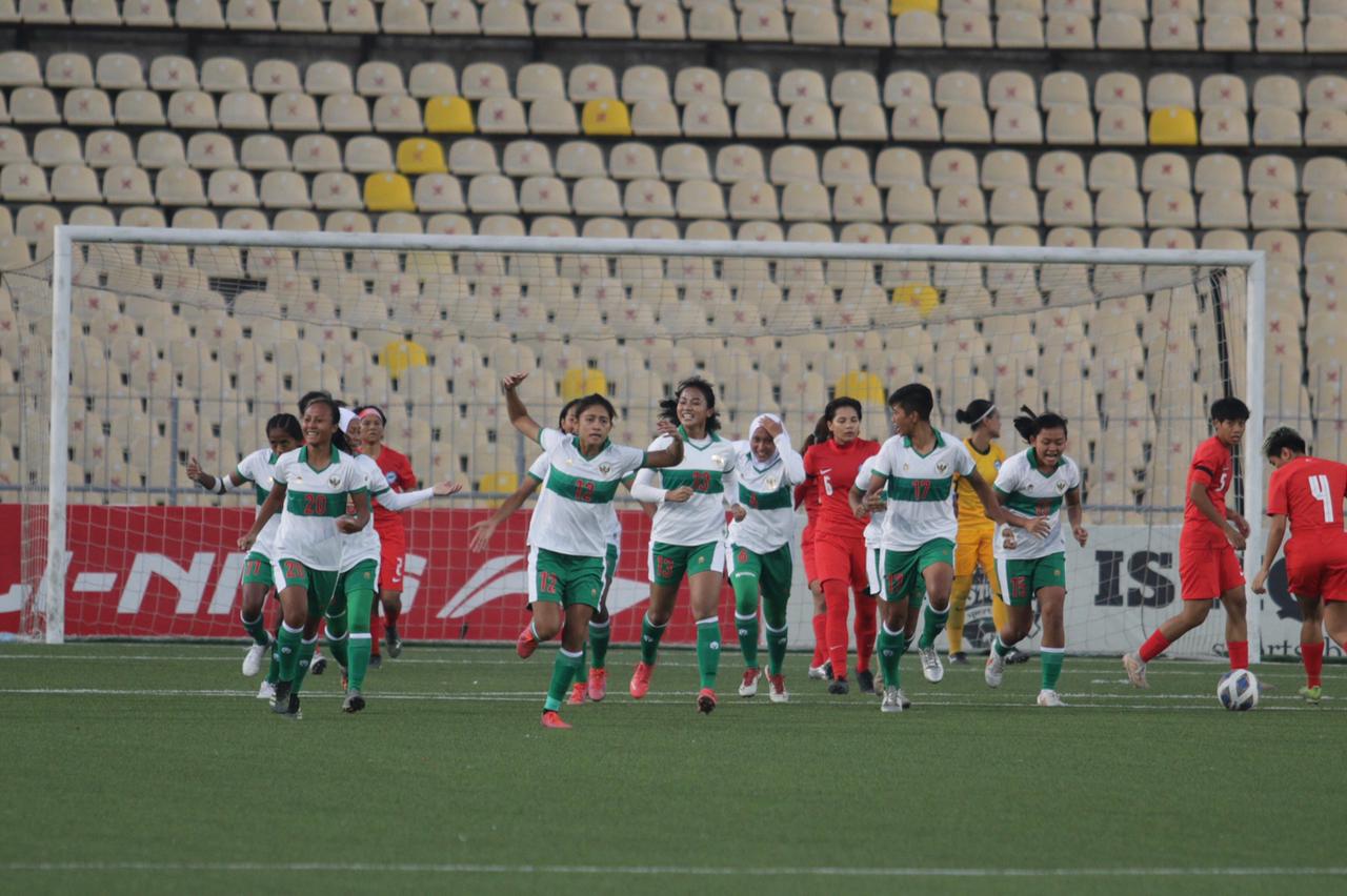 Timnas Putri Indonesia Selangkah Lagi Lolos ke Piala Asia 2022