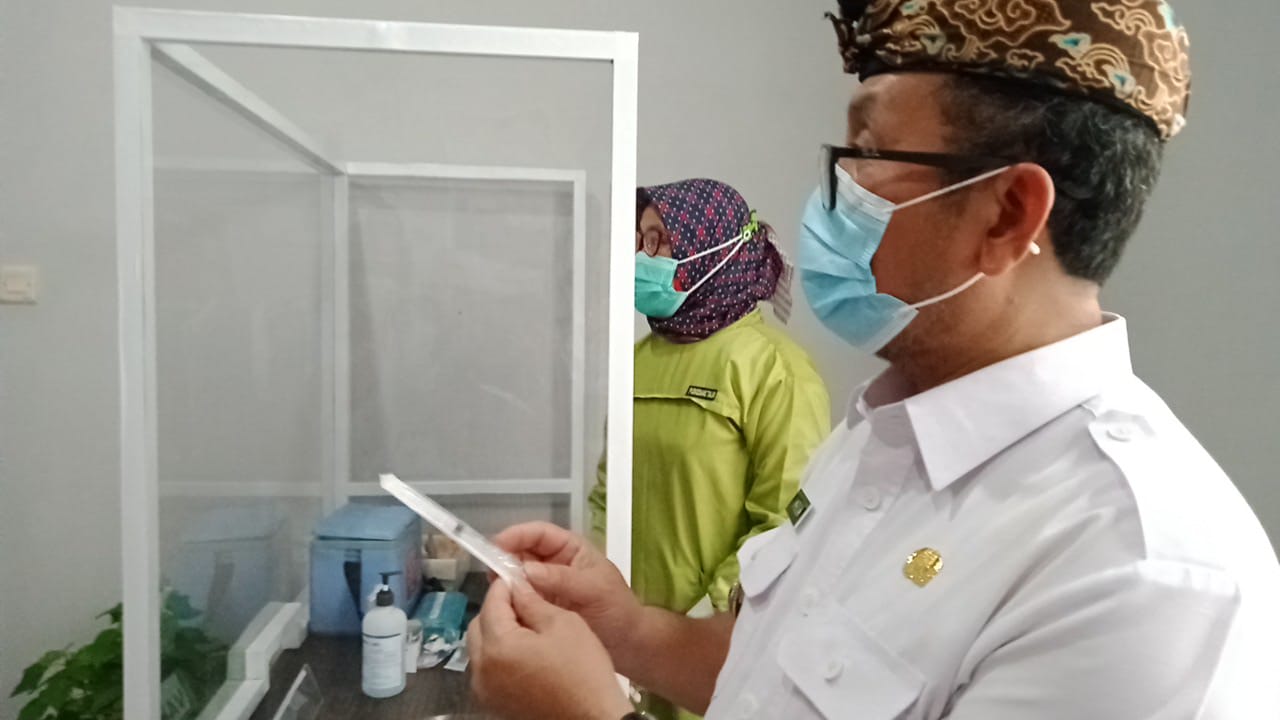 Pemkab Cirebon gelar simulasi vaksinasi COVID-19. Foto: MP/Mauritz