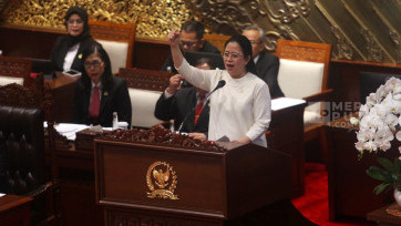 Pidato Ketua DPR Puan Maharani dalam Rapat Paripurna DPR Apresiasi Pilkada 2024