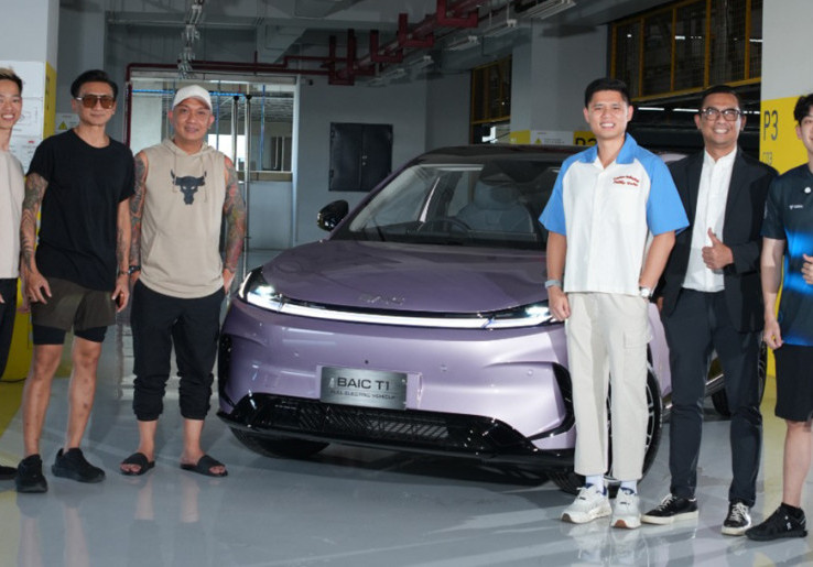 Anji, Toni Cu, Willie Salim, dan Jhon LBF Jajal BAIC T1, Tercengang dengan Fitur Advanced Driver Assistance System