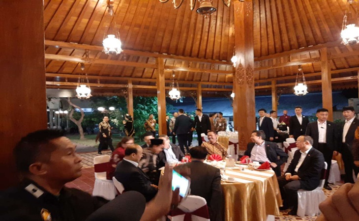 Wapres Tiongkok Wang Qishan di Rumah Wali Kota Solo FX Hadi Rudyatmo