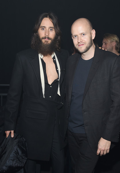 Jared Leto dan Daniel Ek. (Foto Zimbio