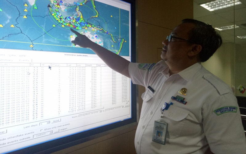 Kepala Pusat Gempa Bumi dan Tsunami BMKG Rahmat Triono