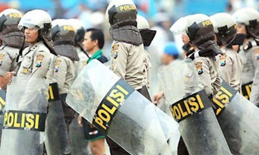 Ilustrasi aparat gabungan. Foto: Net