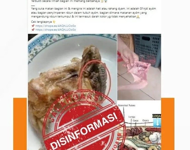 [HOAKS atau FAKTA]: Ginjal Ayam Mengandung Banyak Racun