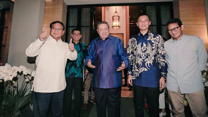 Prabowo: Pak SBY Godfather dan Mentor Saya