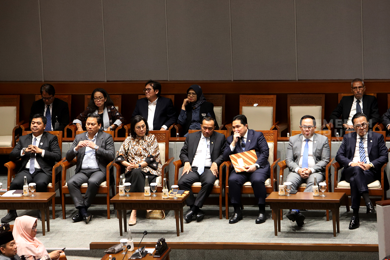 Rapat Paripurna ke-12 Masa Persidangan II Tahun Sidang 2024-2025 di Kompleks Parlemen, Senayan, Jakarta, Selasa (4/2/2025).