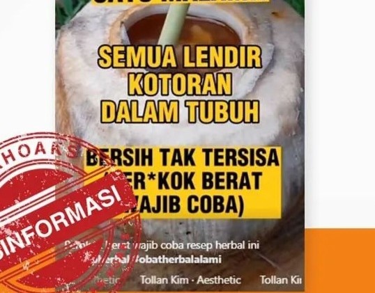 [HOAKS atau FAKTA]: Air Kelapa Bisa Sembuhkan Perokok Berat