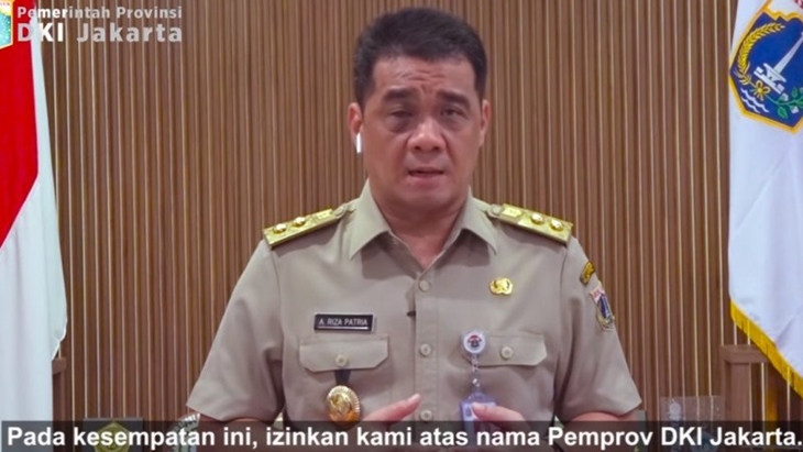Wakil Gubernur DKI Jakarta Ahmad Riza Patria. ANTARA/Ricky Prayoga