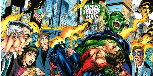 Tewas di dibunuh Green Goblin (Sumber: Penggemarvel.net)