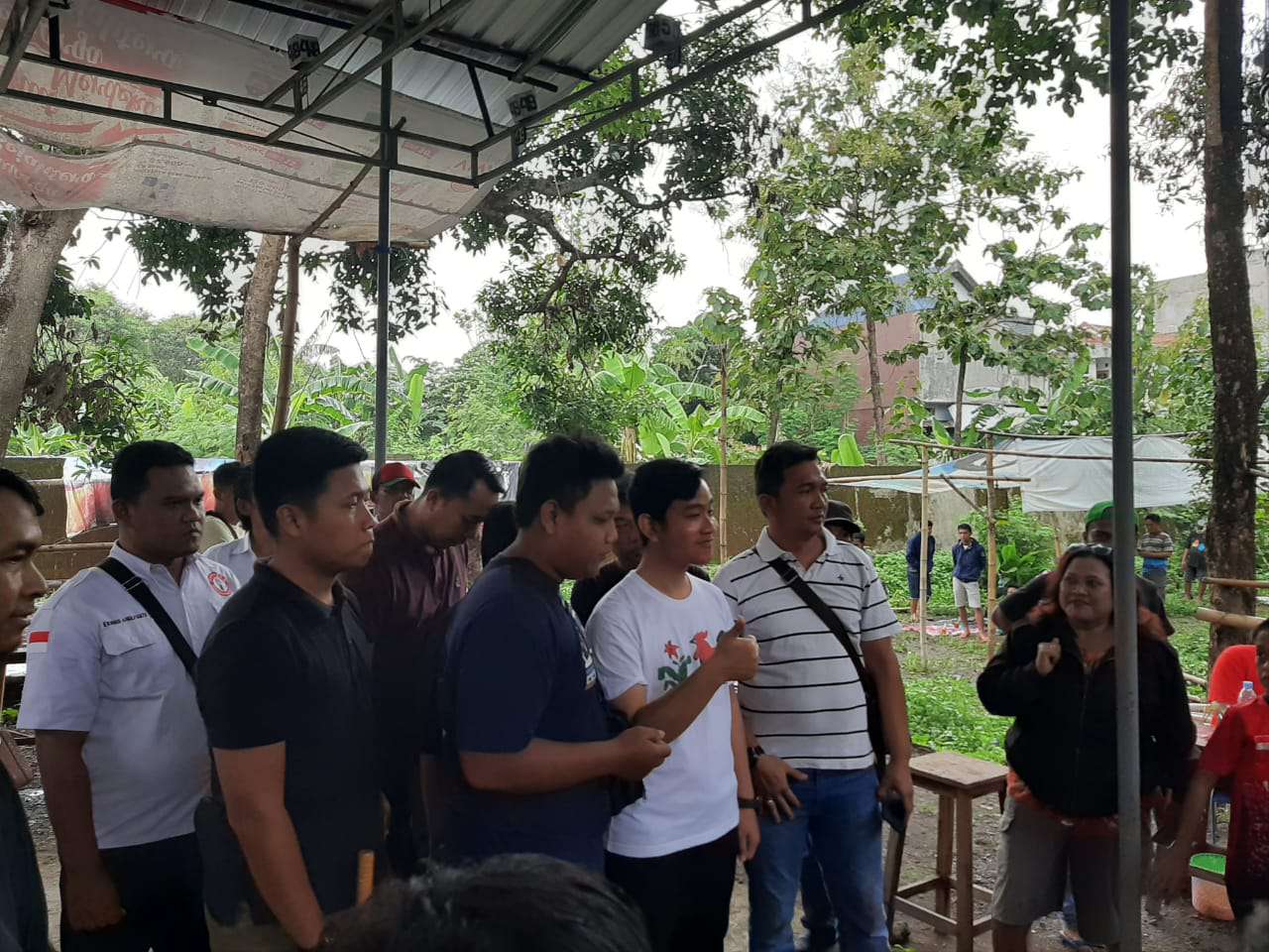 Bakal cawali di Pilwakot Solo, Gibran Rakabuming Raka mengadiri acara lomba burung kicau di Kelurahan Joyotakan, Solo, Jawa Tengah, Sabtu (4/1). (MP/Ismail)