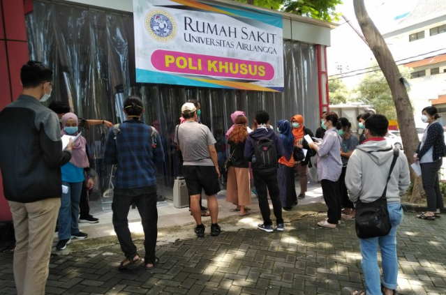 Pasien Tes Corona Membeludak, RS Unair Kewalahan
