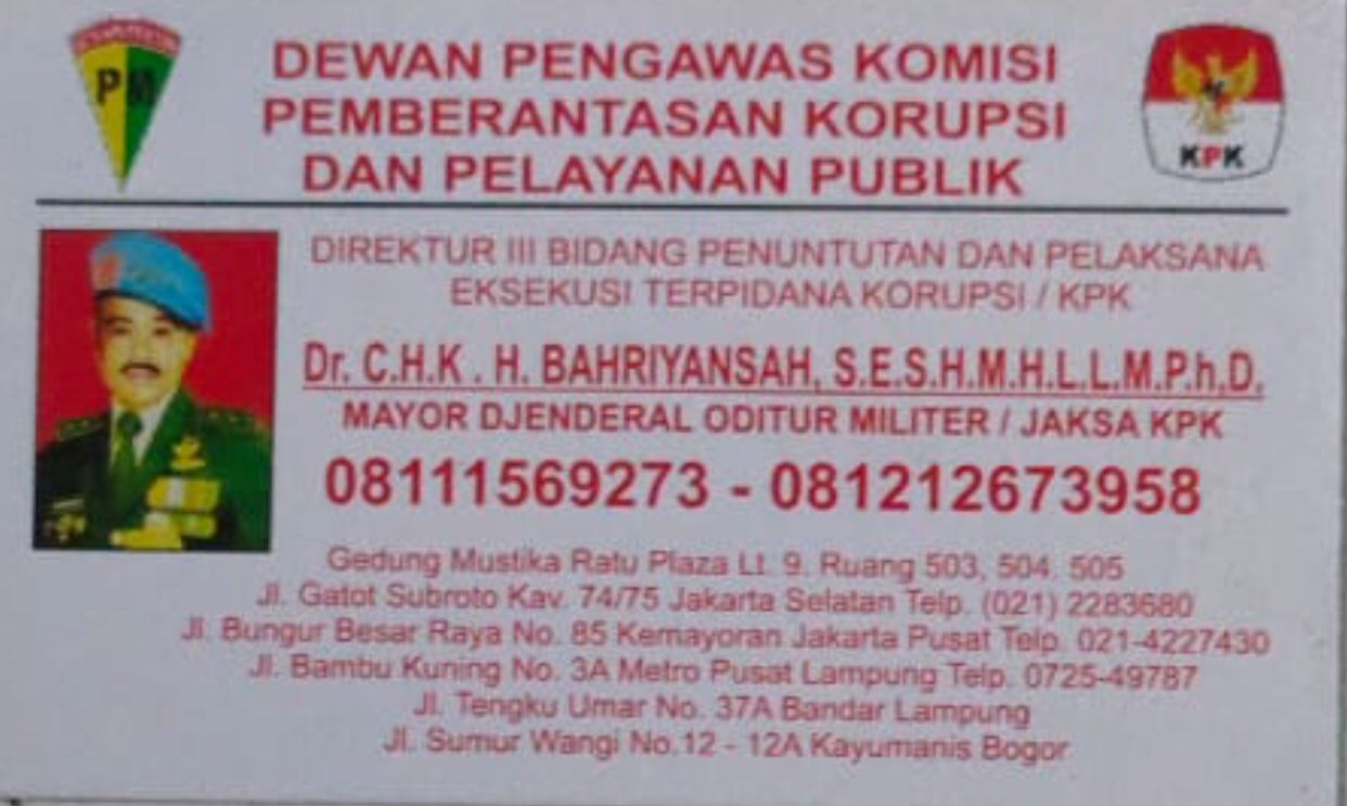 Waspada Ada Pegawai KPK Gadungan