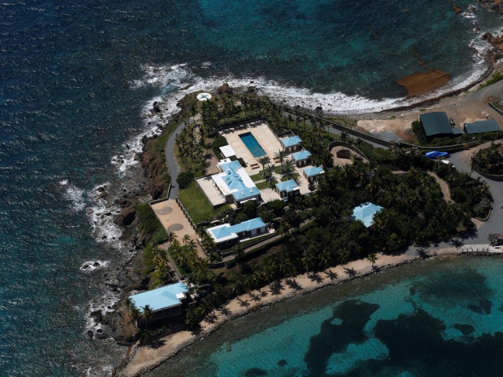 Rumah Epstein di U.S. Virgin Islands yang dijuluki Pulau Pedofil. (Foto: Business Insider) 