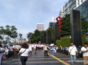   Dipersulit Masuk GBK, Ribuan Pendukung Jokowi-Ma'ruf Kesal 