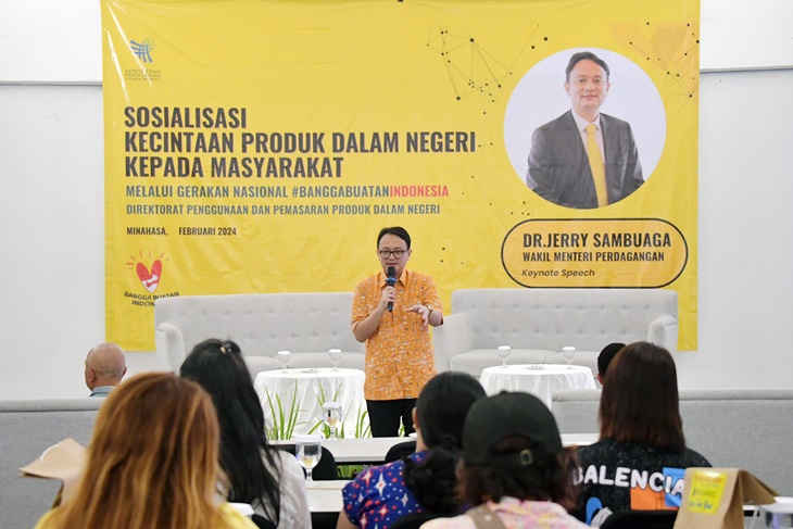 Wamendag Jerry Minta UMKM di Minahasa Melek Teknologi
