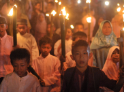 Pawai Akbar Warnai Hari Santri Nasional di Makassar 