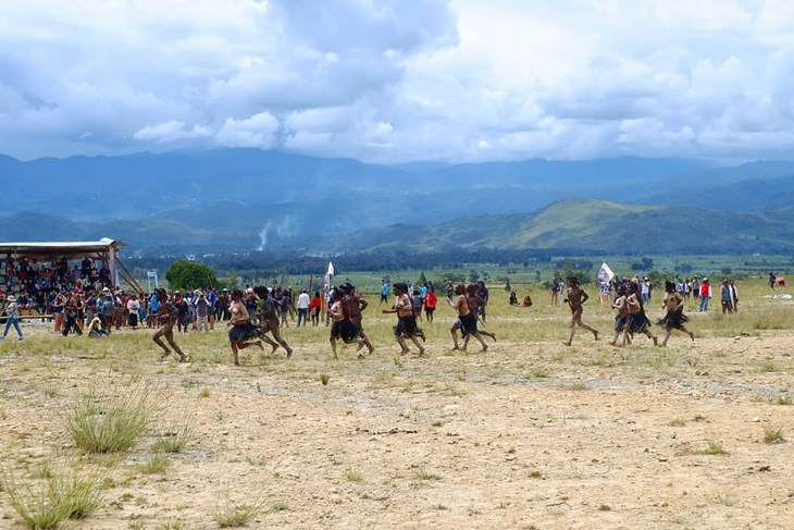 Festival Lembah Baliem 2018. (Foto: instagram.com/brequelee)