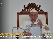 Paus Fransiskus Desak Penyelidikan terhadap Genosida di Jalur Gaza