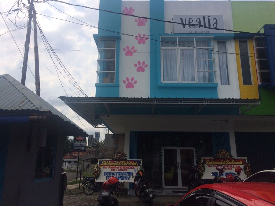Suasana di Veelia Cat & Kitchen Kafe (MP/Mauritz)