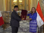 Prabowo Terima Penghargaan Bergengsi dari Presiden Peru