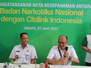 Cegah Penyalahgunaan Narkoba, Citilink Gandeng BNN 