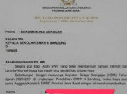 Beredar 'Surat Sakti' Anggota DPRD Jabar Minta Siswa Diterima di SMKN 4 Bandung