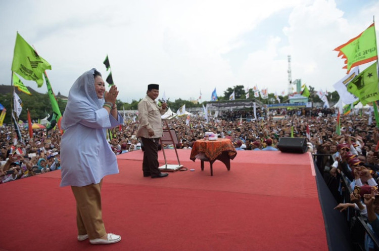 Goda Titiek Soeharto Hingga Dapat Singkong Warnai Kampanye Prabowo di Yogyakarta
