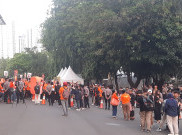 Pendukung Ketiga Paslon Dilarang Bawa Toa saat Debat Perdana Pilkada Jakarta 2024