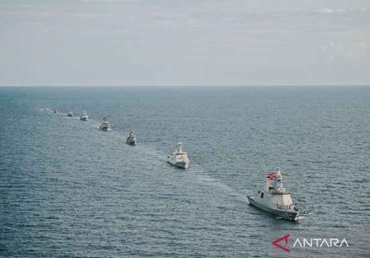 TNI AL Kerahkan Kapal Perang ke Teluk Thailand, Latih Pertempuran Jarak Dekat