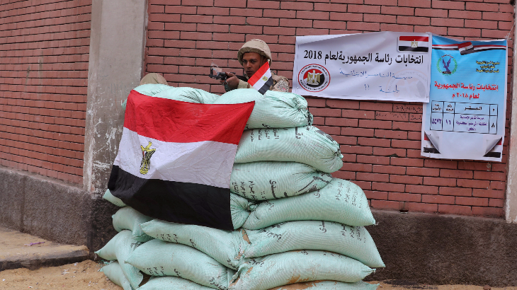 Suasana pemungutan suara di Pilpres Mesir