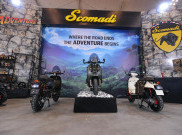 Scomadi Technica 200i Adventure Dual Shock Mejeng di IMOS 2025, Segini Harganya