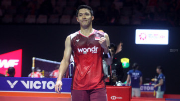 Indonesia Open 2025: Tunggal Putra Indonesia Jonatan Christie Melangkah Ke Babak 16 Besar 
