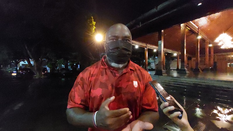 Manajer tim Persis Solo Jacksen Tiago. (Foto: MP/Ismail)