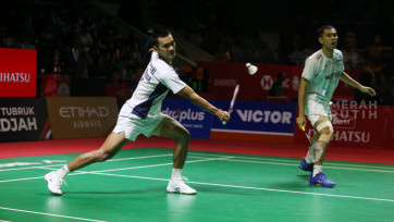 Indonesia Masters 2026: Aksi Ganda Putra Indonesia Fajar/Fikri Kalahkan Ganda Taiwan