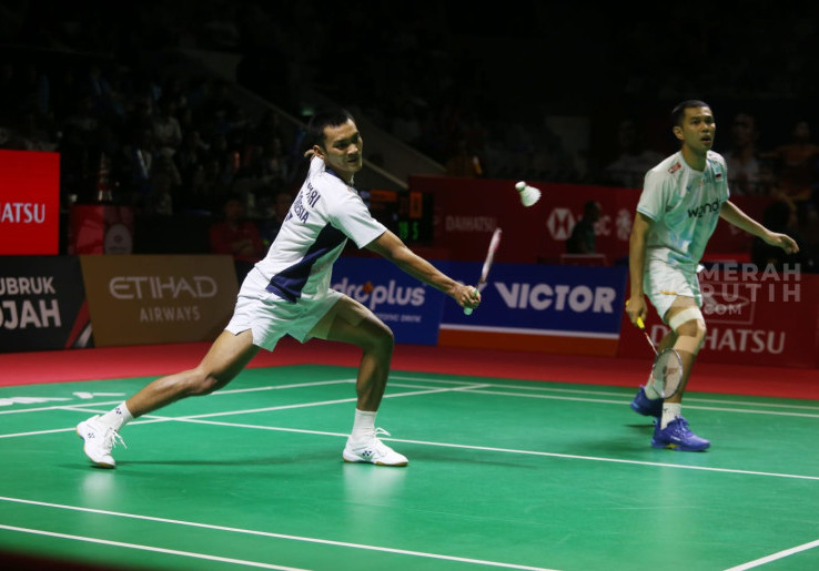 Indonesia Masters 2026: Aksi Ganda Putra Indonesia Fajar/Fikri Kalahkan Ganda Taiwan