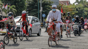 Bersepeda Keliling Kota Yogyakarta di Hari Kemerdekaan