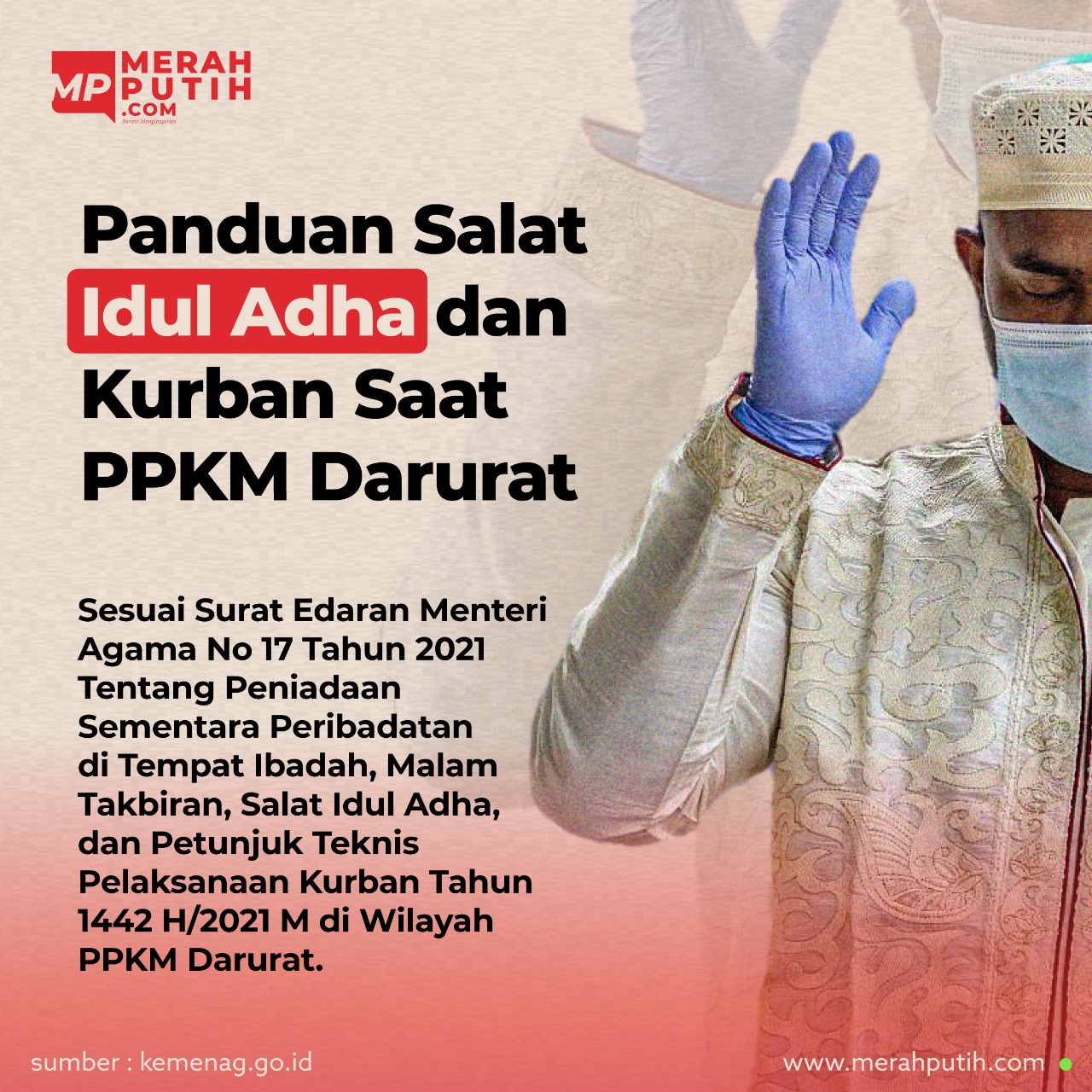Panduan Salat Idul Adha dan Kurban Saat PPKM Darurat