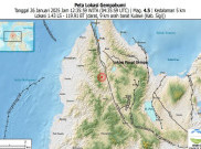 Aktivitas Sesar Palu Koro Picu Gempa Dangkal 4,5 M di Sigi