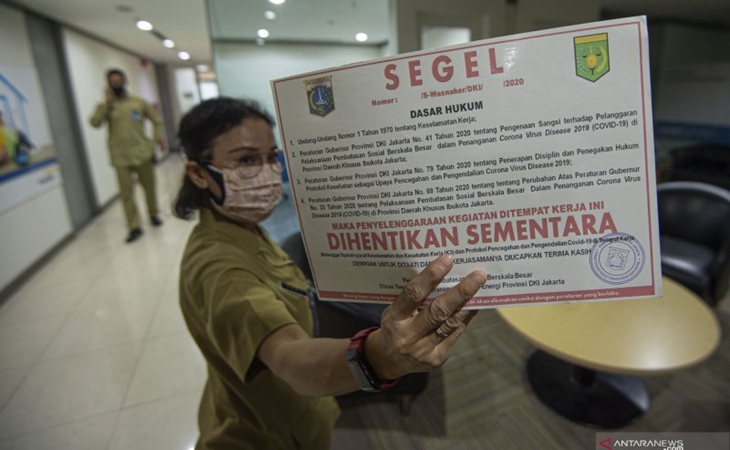 Anies: Keterisian Tempat Tidur Pasien COVID-19 Capai 75 Persen